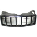 2008-2010 Jeep Grand Cherokee Grille, Black Shell/ Black.
