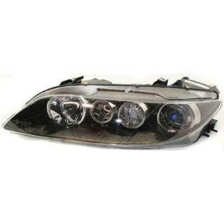 2006-2008 Mazda 6 Head Light LH, Lens And Housing, Halogen, Standard Type.