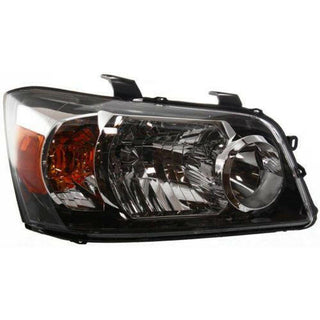 2007 Toyota Highlander Head Light RH, Lens And Housing.
