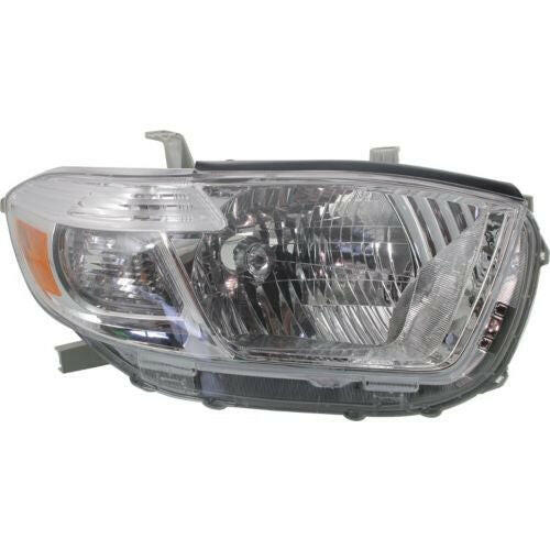 2008-2010 Toyota Highlander Head Light RH, Lens/Housing, Base/Limited/SE.