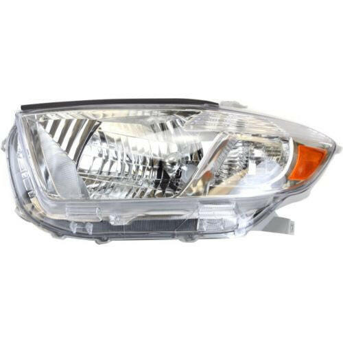 2008-2010 Toyota Highlander Head Light LH, Lens And Housing.