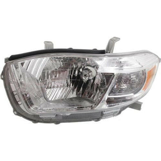 2008-2010 Toyota Highlander Head Light LH, Lens/Housing, Base/Limited/SE.