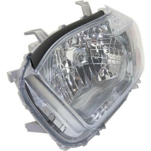 2008-2010 Toyota Highlander Head Light LH, Lens/Housing, Black Interior.