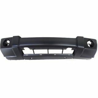 2006-2010 Jeep Commander Front Bumper Cover, Primed, w/Hole, w/Chrome Trim - Classic 2 Current Fabrication