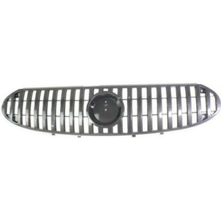 2002-2007 Buick Rendezvous Grille, Silver Black.