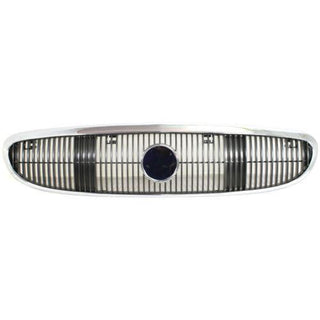 2003-2005 Buick Century Grille, Chrome Shell/Silver Black Insert - Classic 2 Current Fabrication
