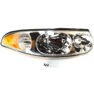 2000 Buick Lesabre Head Light RH, Assembly, Smooth High Beam Surface.