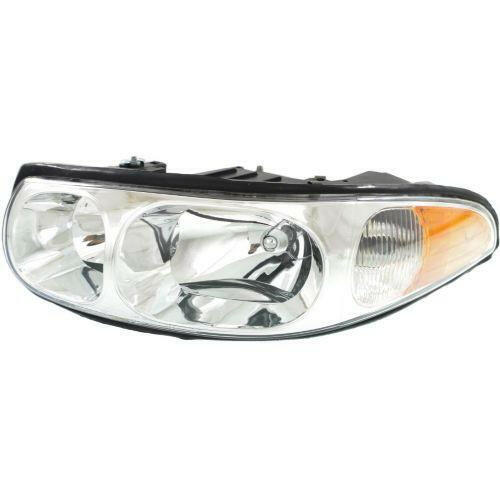 2000 Buick Lesabre Head Light LH, Assembly, Smooth High Beam Surface.