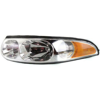2000 Buick Lesabre Head Light LH, Smooth High Beam Surface, Limited.