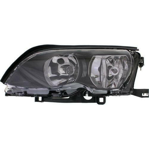 2002-2005 BMW 3-Series Head Light LH, Assembly, Halogen, Black Interior.