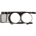 1989-1994 BMW 5 Series Grille RH, Insert, Gray.