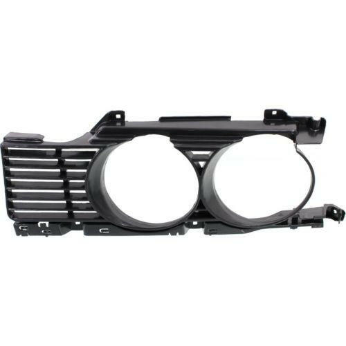 1989-1994 BMW 5-series Grille LH, Insert, Gray.