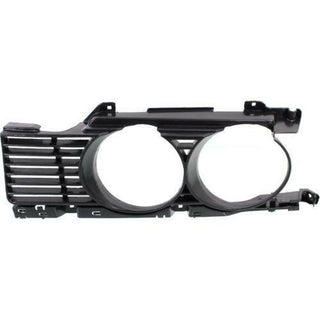 1989-1994 BMW 5-series Grille LH, Insert, Gray.