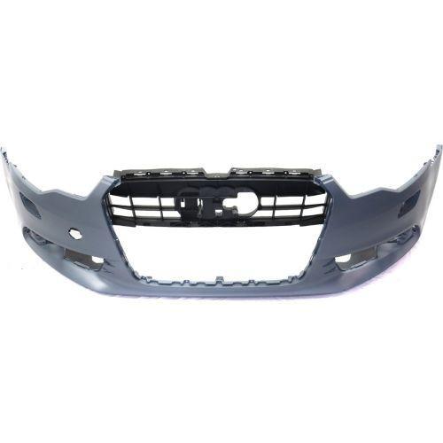 2012-2015 Audi A6 Front Bumper Cover, Primed, w/o S-line Pkg and Parking Aid-CAPA.