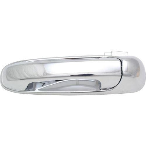 2005-2011 Dodge Dakota Rear Door Handle LH, Outside, All Chrome, W/o Keyhole.