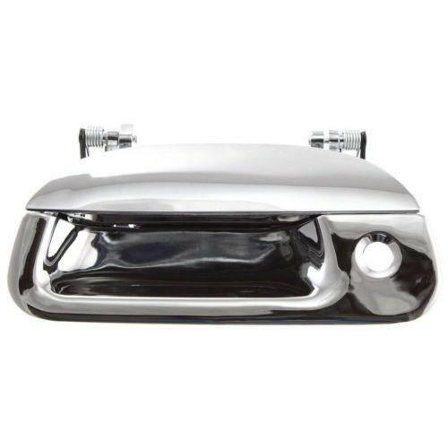1997-2007 F-250 Pickup Tailgate Handle, All Chrome, W/Keyhole, W/Tailgate Lock.