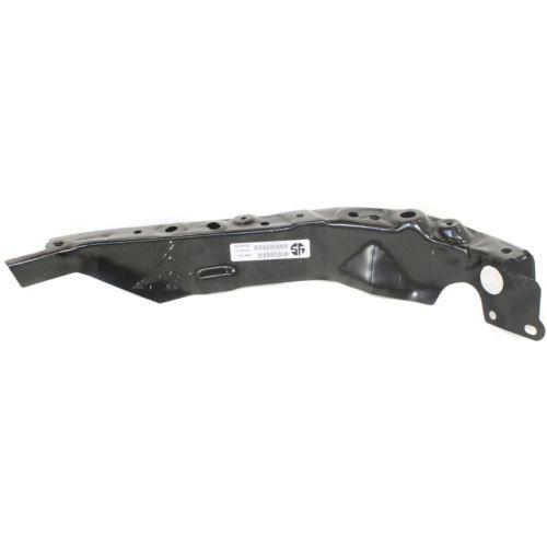 2007-2009 Nissan Altima Radiator Support LH, Black, Steel.