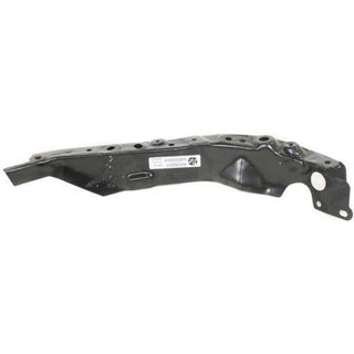 2007-2009 Nissan Altima Radiator Support LH, Black, Steel.