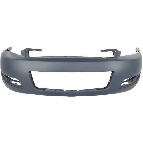 2014-2015 Chevy Impala Front Bumper Cover, Primed, w/o Fog Lamp Hole.