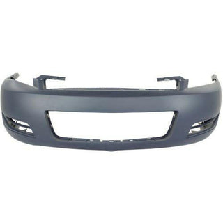 2014-2015 Chevy Impala Front Bumper Cover, Primed, w/o Fog Lamp Hole.
