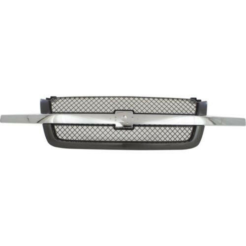 2003-2006 Chevy Avalanche Grille, Mesh, gray.