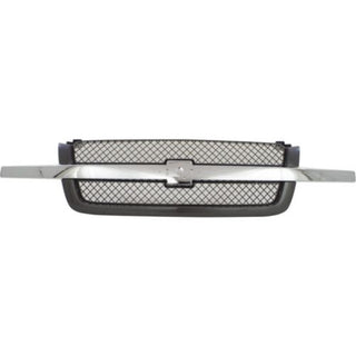 2003-2006 Chevy Avalanche Grille, Mesh, gray - Classic 2 Current Fabrication