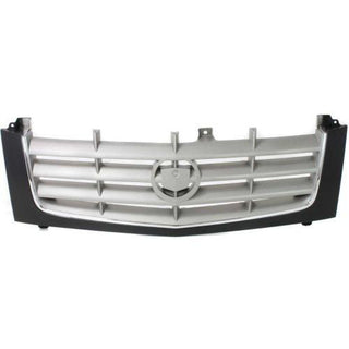 2002-2006 Cadillac Escalade Grille, Primed Shell/Silver - Classic 2 Current Fabrication