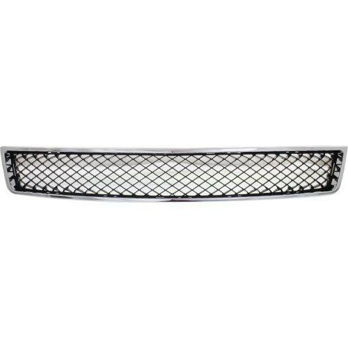 2007-2014 Chevy Tahoe Grille, Lower, Chrome Shell/Black.