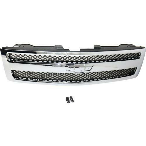 2007-2011 Chevy Silverado 1500 Grille, With Chrome Frame.