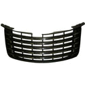 2004-2006 Dodge Durango Grille, Chrome Shell/Black.