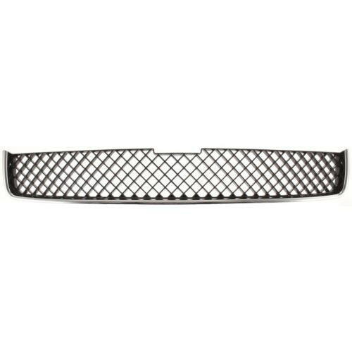 2005-2009 Chevy Uplander Upper Grille, Chrome Shell/ Dark Gray.