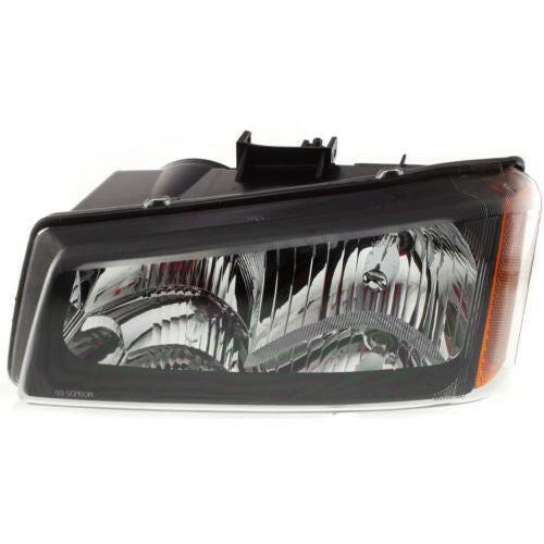 2003-2007 Chevy Silverado Head Light LH, Composite, Halogen, Smooth.
