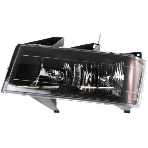 2004-2012 Chevy Colorado Head Light LH, Composite, Assembly, Halogen,.