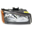2003-2007 Chevy Silverado Head Light RH, Composite, Halogen, Fluted.