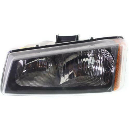 2003-2007 Chevy Silverado Head Light LH, Composite, Halogen, Fluted.