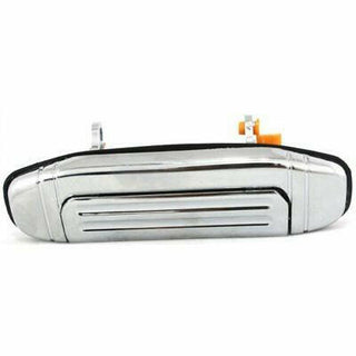 1992-2000 Mitsubishi Montero Front Door Handle LH, Outside, All Chrome, w/o Keyhole.