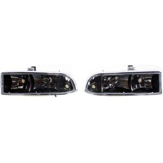 1998-2004 Chevy S-10 Pickup Projector Head Light, Set Of 2, Composite, Assembly - Classic 2 Current Fabrication