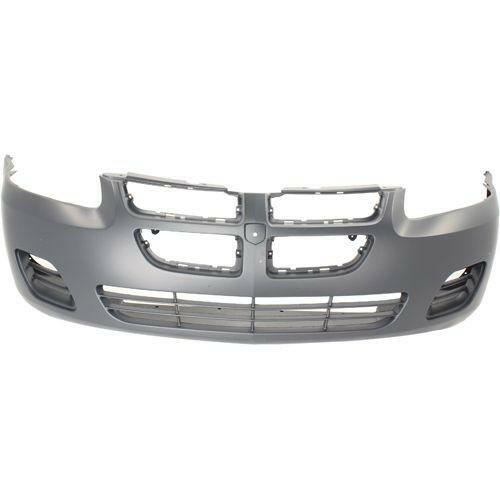 2004-2006 Dodge Stratus Front Bumper Cover, Primed, w/o Fog Lamp Holes.