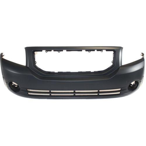 2007-2012 Dodge Caliber Front Bumper Cover, Primed, w/Fog Lamp Hole-CAPA - Classic 2 Current Fabrication