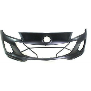 2012-2013 Mazda 3 Front Bumper Cover, Primed, Hatchback/Sedan - CAPA.