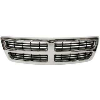 1998-2003 Dodge Van Grille, Chrome Shell/Black Insert - Classic 2 Current Fabrication