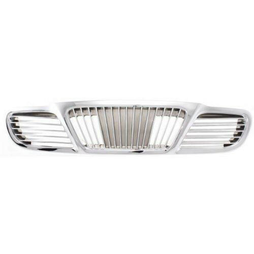 1999-2002 Daewoo Lanos Grille, Plastic, Chrome.