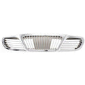 1999-2002 Daewoo Lanos Grille, Plastic, Chrome.