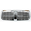 2005-2007 Dodge Dakota Grille, Chrome Shell/Black.