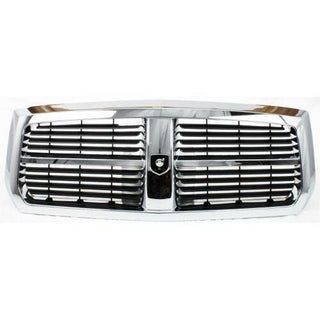 2005-2007 Dodge Dakota Grille, Chrome Shell/Black.