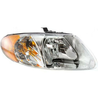 2001-2007 Dodge Caravan Head Light RH, Assembly, Halogen, w/Turn Signal.