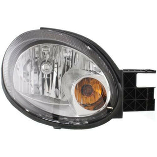 2003-2005 Dodge Neon Head Light RH, Assembly, Halogen, Black Interior.