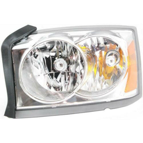 2005 Dodge Dakota Head Light LH, Assembly, Halogen, w/Corner Light Bulb S.