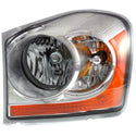 2006 Dodge Durango Head Light LH, Assembly, Halogen, Chrome Interior.