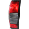 2003-2004 Nissan Frontier Tail Lamp LH, Red And Smoke.